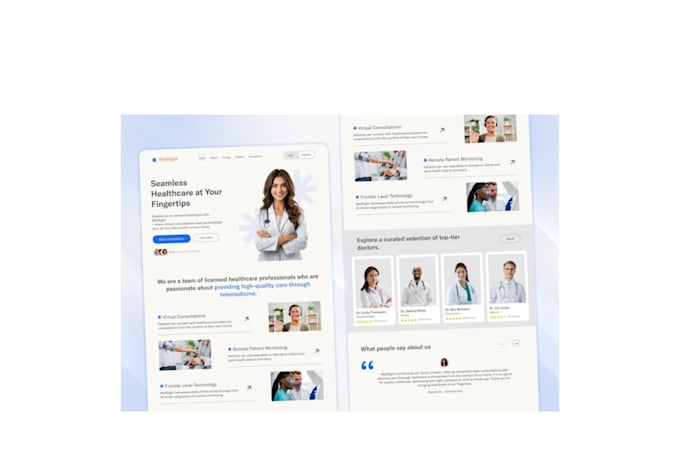 design a framer website design and framer landing page